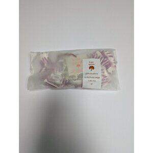 Orchid Boho Stripe Large Bow Headband Medium Bamboo